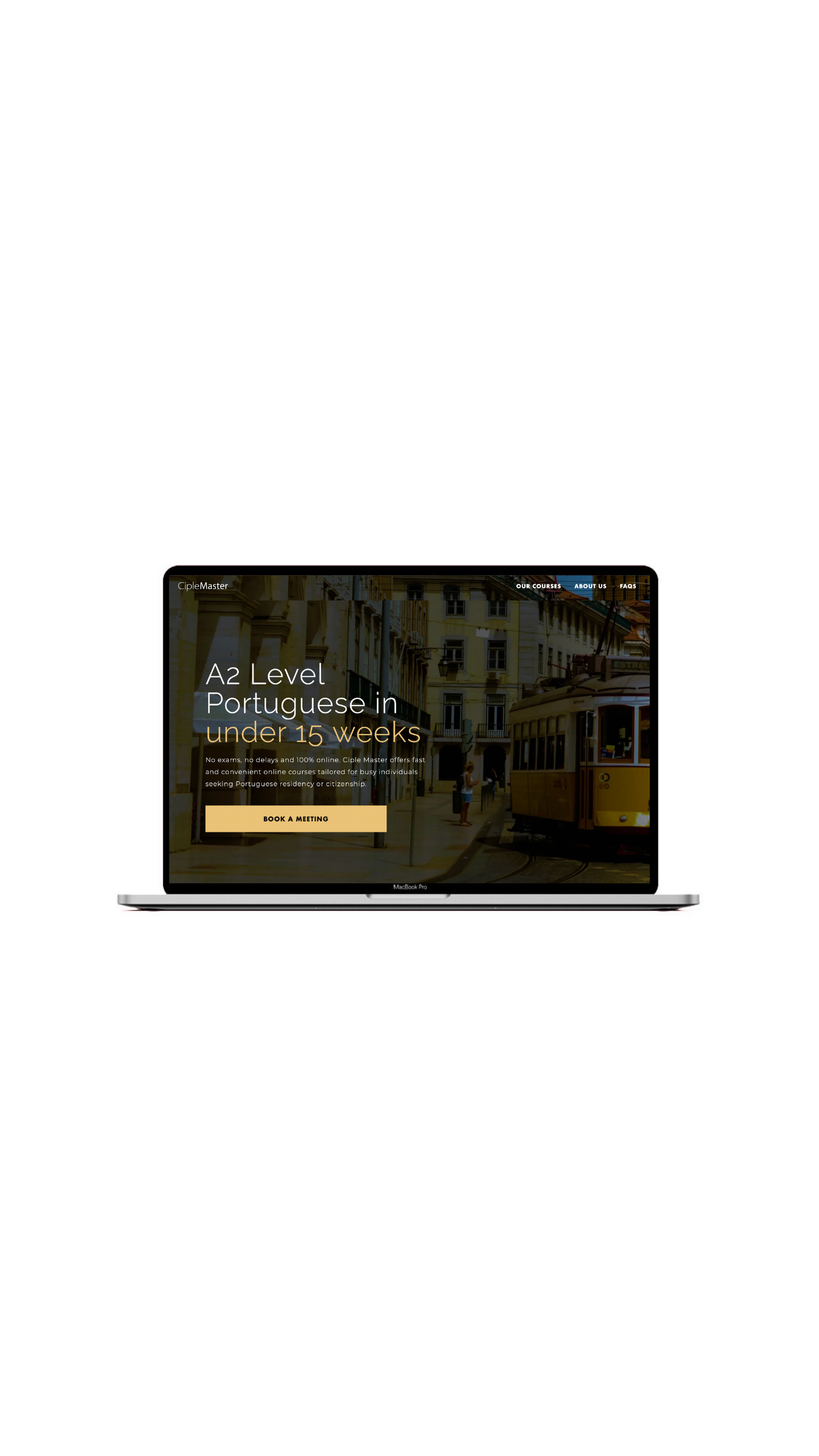 Web de Ciple Master, antes y después