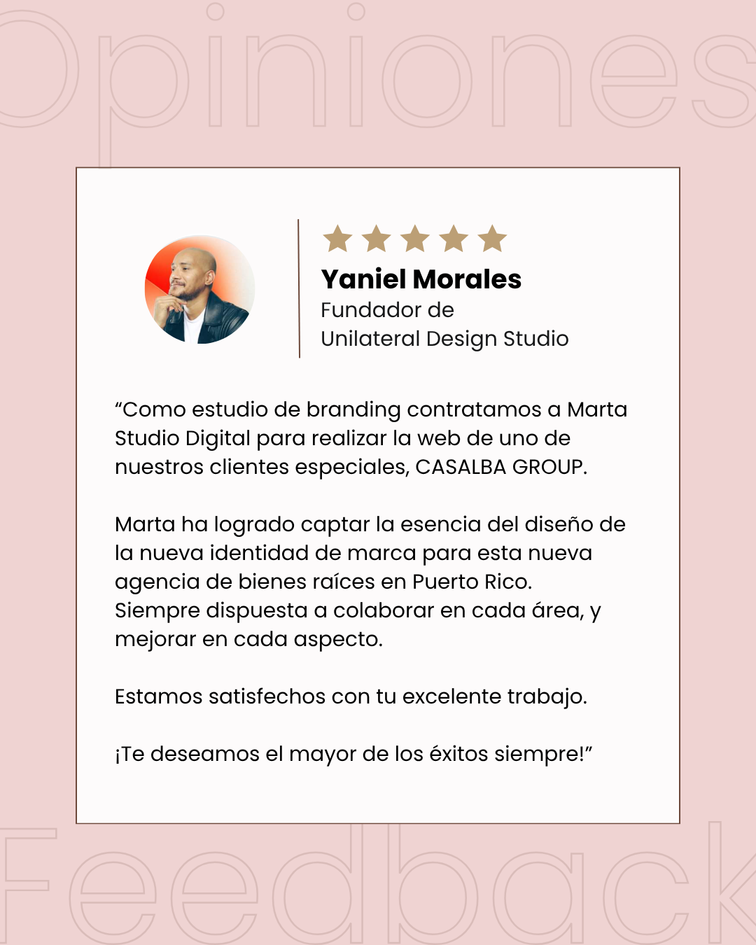 Webs para estudios de branding. Webs para real estate